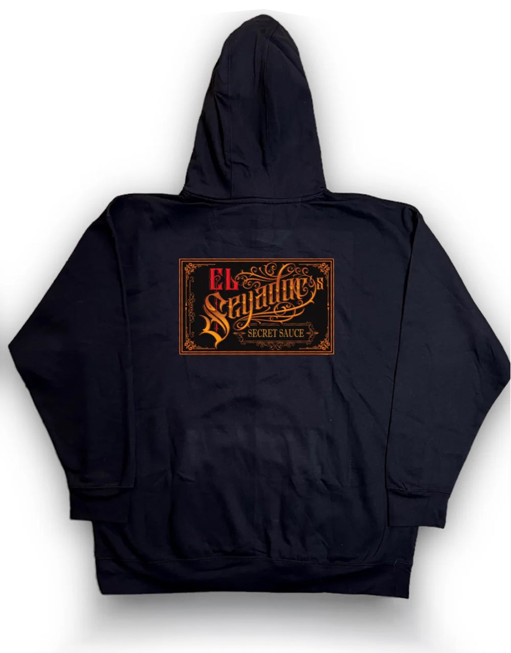 EL Seyador’s Black hoodie sweater